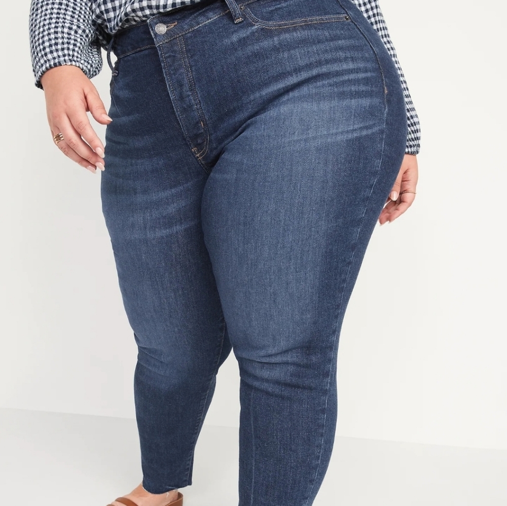 Old Navy Curvy High Waisted OG Straight Jeans for Women